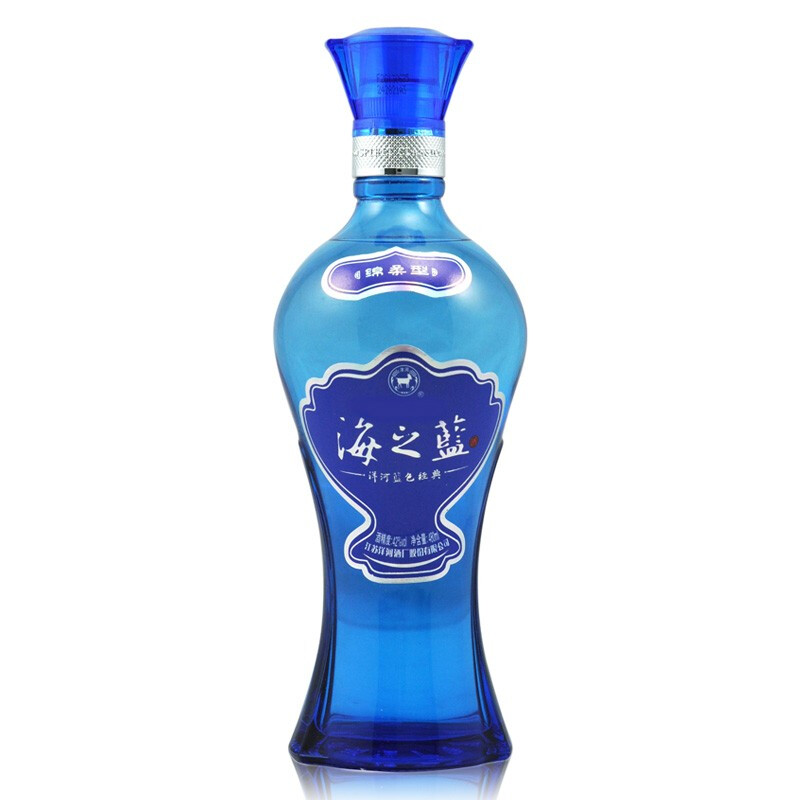 YANGHE 洋河 藍(lán)色經(jīng)典 海之藍(lán) 42度 480ml*6瓶 整箱裝 綿柔濃香型白酒 送禮 券后580元