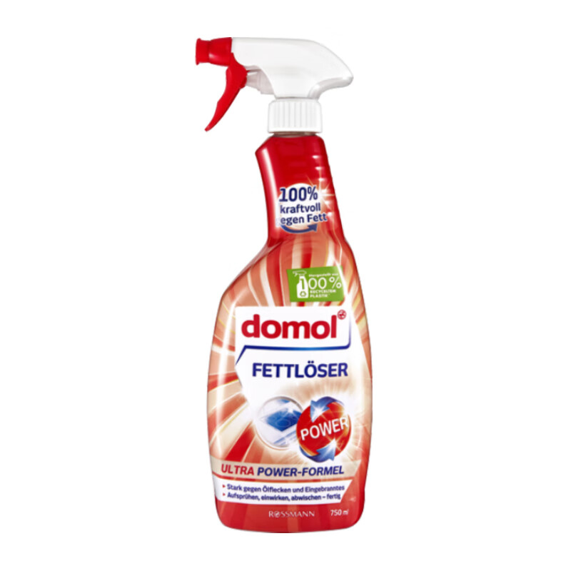 京东PLUS：Domol 油污清洁剂 750ml（油污净、油烟机清洗剂、厨房清洁剂） 28元（84元/3件，双重优惠）