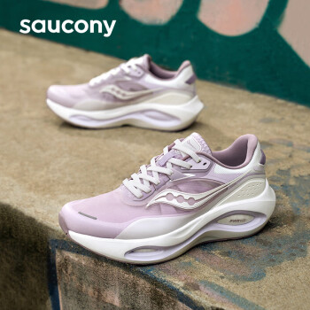 移动端、京东百亿补贴：saucony 索康尼 火鸟3跑鞋女透气减震支撑跑步鞋慢跑运动鞋紫38