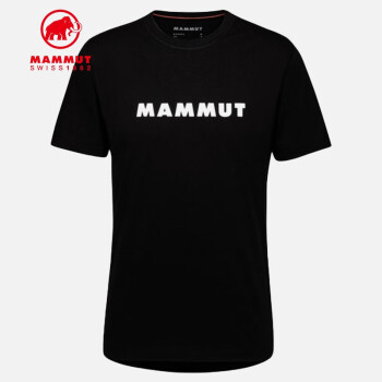 MAMMUT 猛犸象 Core男经典LOGO短袖T恤1017-04030 黑色S