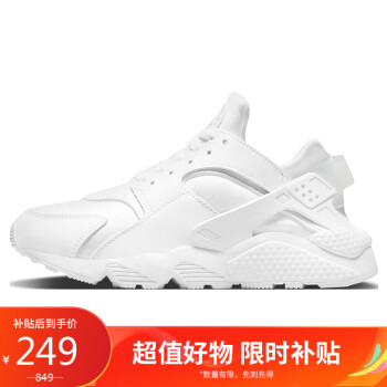 NIKE 耐克 休闲鞋女气垫华莱士AIR HUARACHE运动鞋DH4439-102白37.5