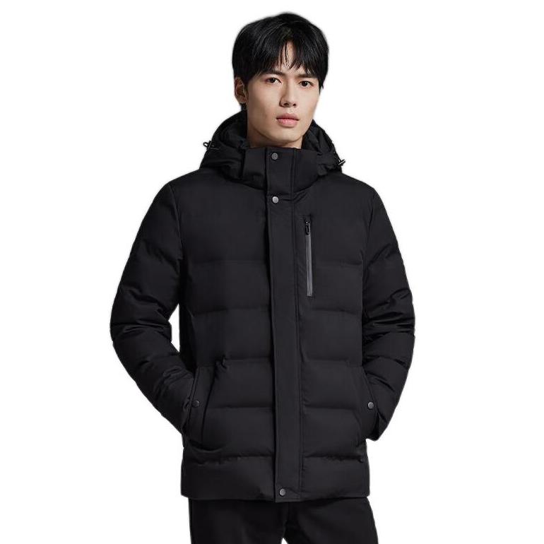 京东京造 男士短款羽绒服 6941592790204 黑色 券后299元