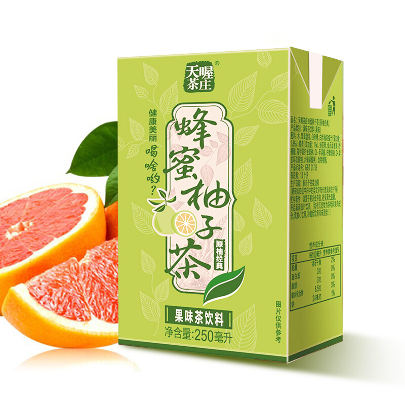 天喔茶庄 饮料 蜂蜜柚子茶250ml*24整箱装 22.19元（需买3件，需用券）