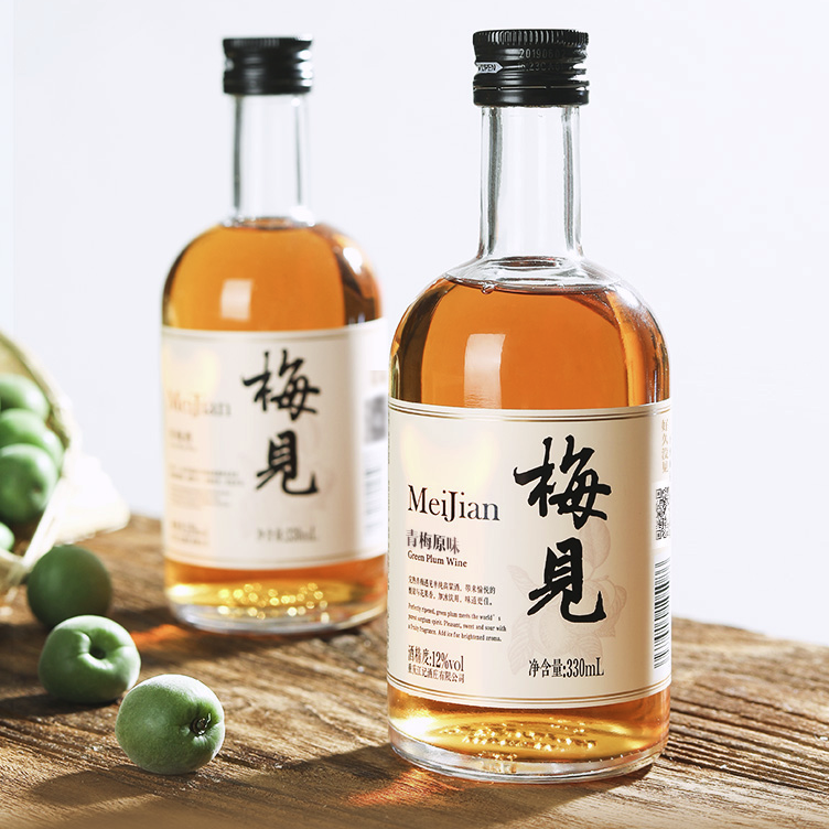 MeiJian 梅见 青梅酒 12度 330ml*6瓶 整箱装 白梅见果酒梅子酒新年送礼年货 券后115元