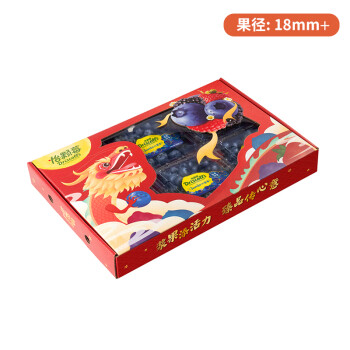 怡颗莓 云南蓝莓 超大果 6盒礼盒装 约125g/盒