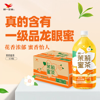 统一 茉莉蜜茶 1L*8瓶 整箱装