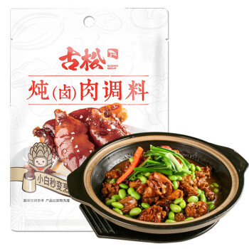 Gusong 古松食品 古松 炖卤肉调料包30g 11种配料 炖肉卤肉卤水汁15g*2包   二十年品牌