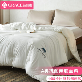 GRACE 洁丽雅 A类抗菌纤维冬被约6斤200*230cm富士山款