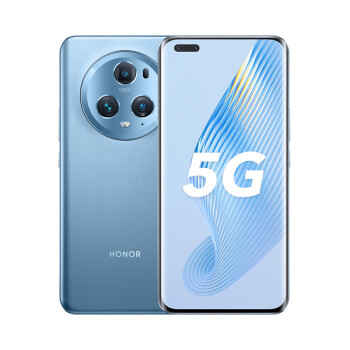 HONOR 荣耀 Magic5 Pro 5G手机 16GB+512GB 勃朗蓝 第二代骁龙