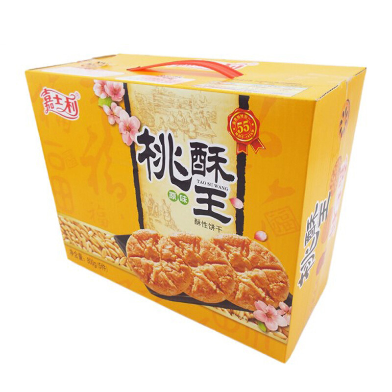 嘉士利 桃酥王饼干 原味 800g 12.77元