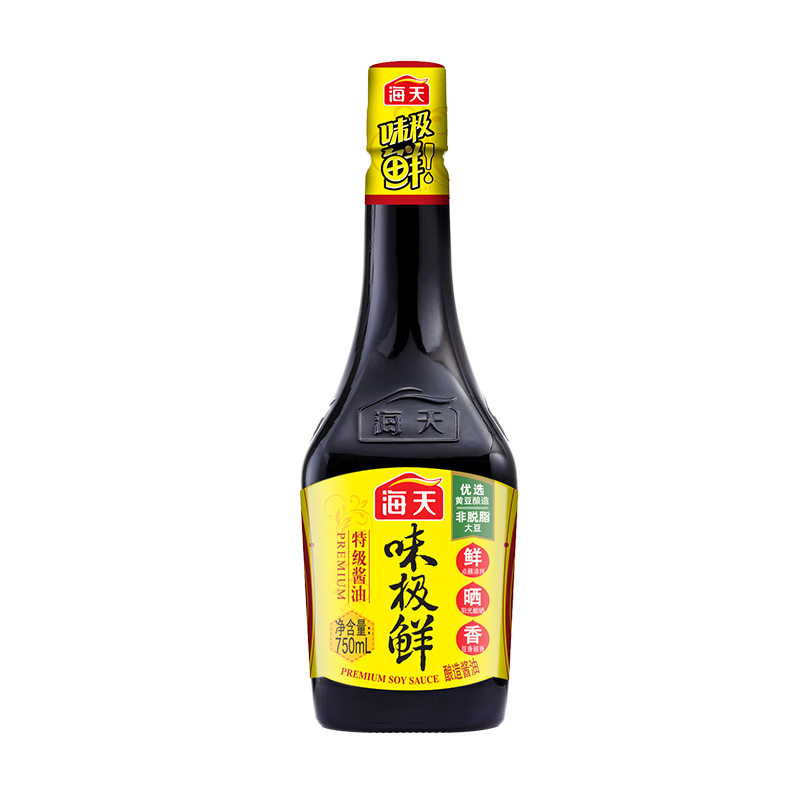 海天 酱油生抽味极鲜750ml 特级品质高端酿造 7.82元