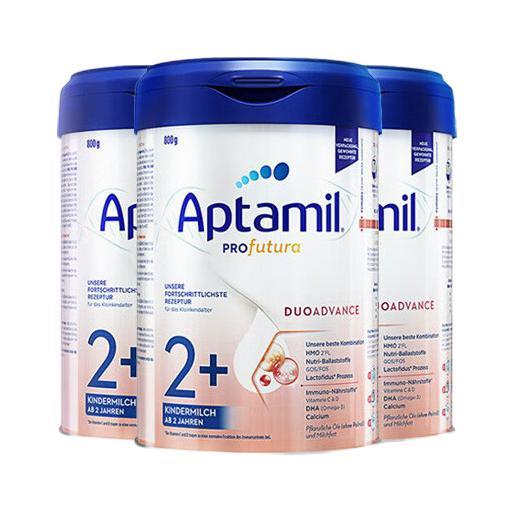 Aptamil 爱他美 德国白金版 婴儿奶粉 2+段3罐800g（含税） 券后603元