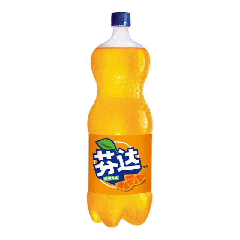 Fanta 芬达 可口可乐（Coca-Cola）汽水碳酸饮料整箱装大瓶 芬达888mlx3瓶 券后6.9元