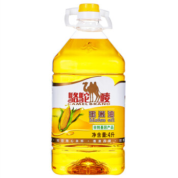 CAMEL BRAND 駱駝嘜 非转基因 压榨一级 玉米油 4L