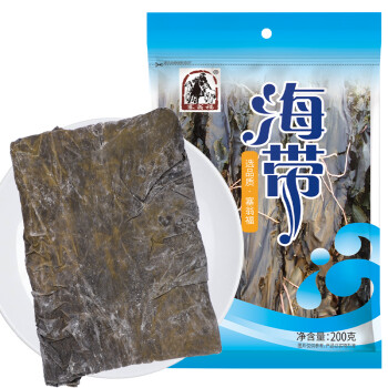 塞翁福 海带200g 凉拌海带丝 海产干货 火锅  煲汤食材 厚实脆爽