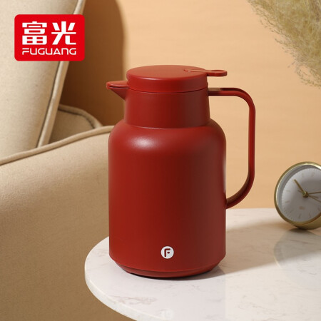 富光 欧森系列保温壶 红色1500ML 69.9元