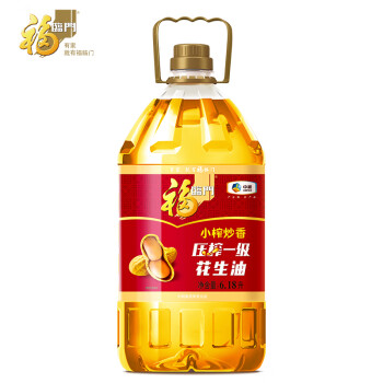 福临门 小榨炒香 压榨一级 花生油 6.18L