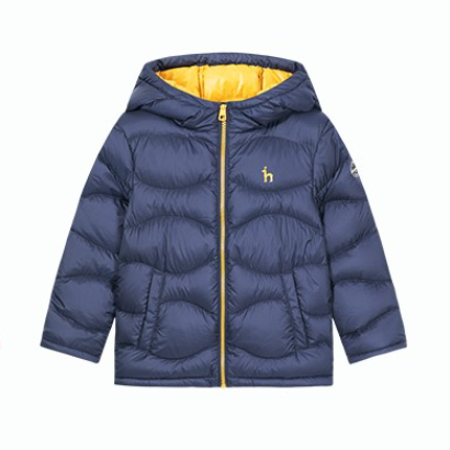 HAZZYS 哈吉斯 儿童白鹅绒羽绒服 369元（双重优惠）