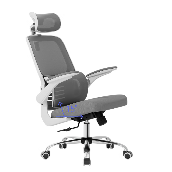 UE 永艺 MC-0020 人体工学电脑椅 白框灰网 379元