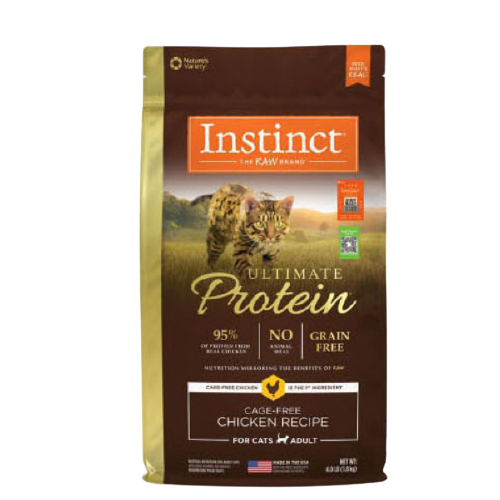 京东PLUS：Instinct 百利 高蛋白系列 鸡肉成猫猫粮 4.5kg 474元