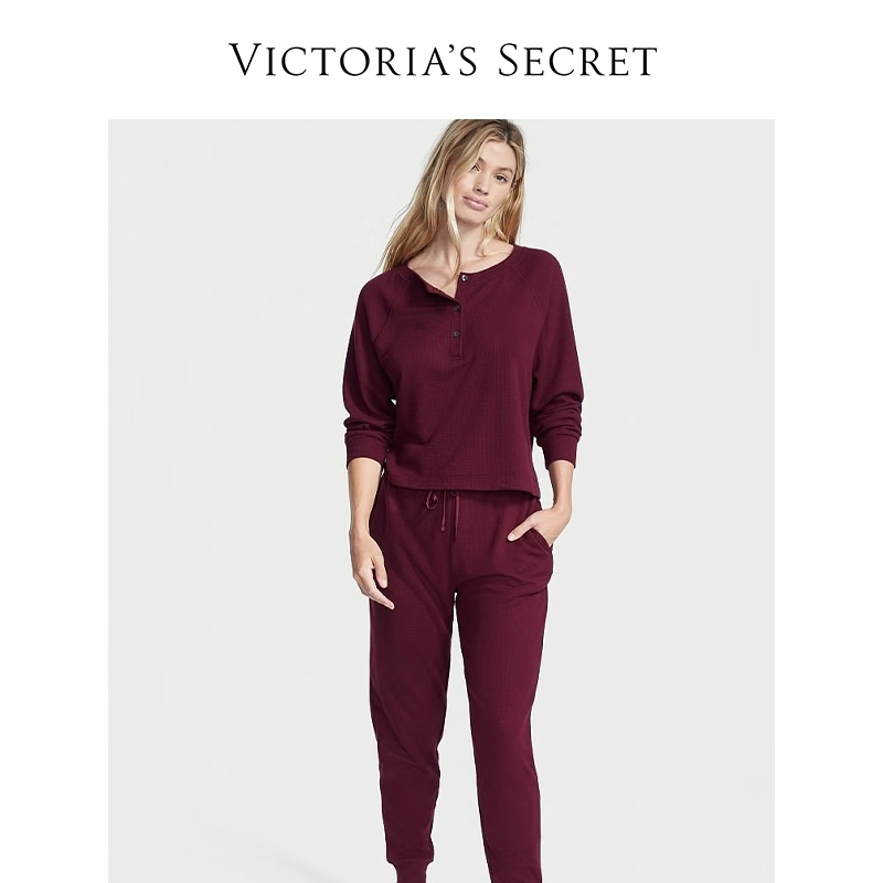 VICTORIA'S SECRET 宽松舒适家居套头睡衣套装 券后118元