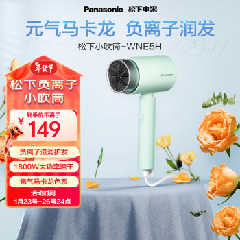 Panasonic 松下 EH-WNE5H 电吹风 蓝色