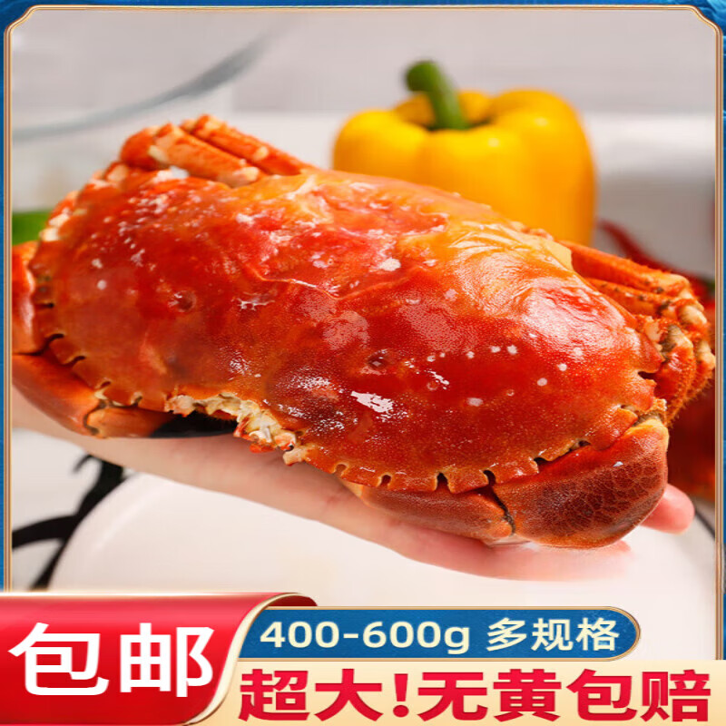 佳寶臣 VEYBOUSON 蘇格蘭面包蟹黃金蟹 450-500克/只 券后78元