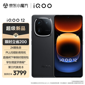 iQOO 12 5G手机 12GB+256GB 赛道版