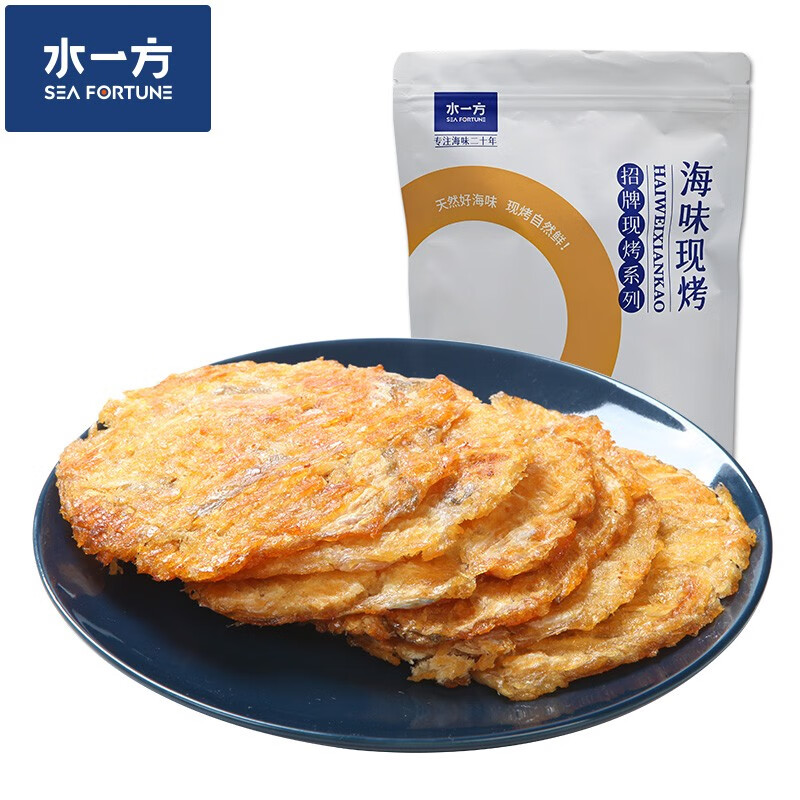 水一方 现烤烤鱼片 60g 5.2元（需买7件，需用券）
