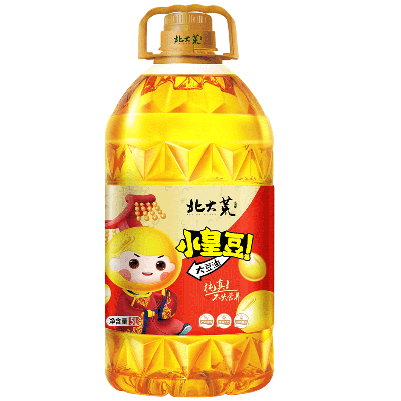 Plus会员:北大荒 豆油5升非转基因食用油 大豆油一级  46.1元包邮（需用券）