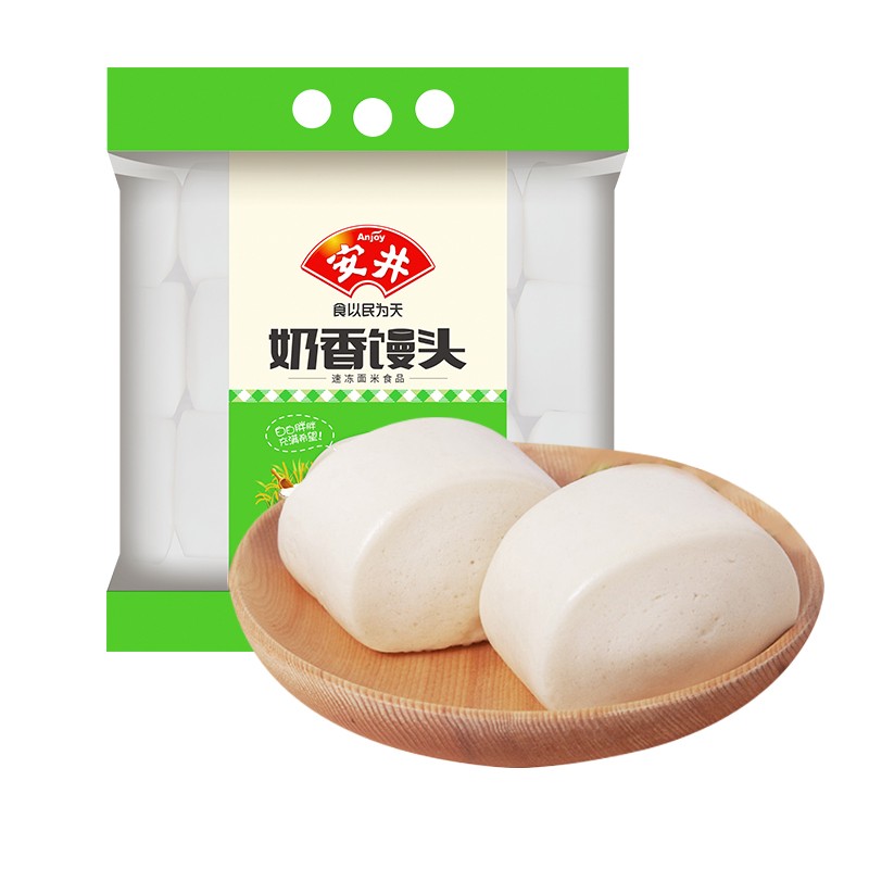 Anjoy 安井 奶香馒头 1kg 券后8.89元