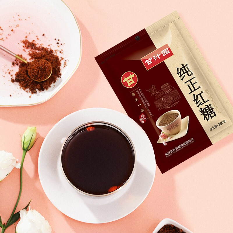 甘汁园 纯正红糖350g 烘焙原料调味饮品 8.37元