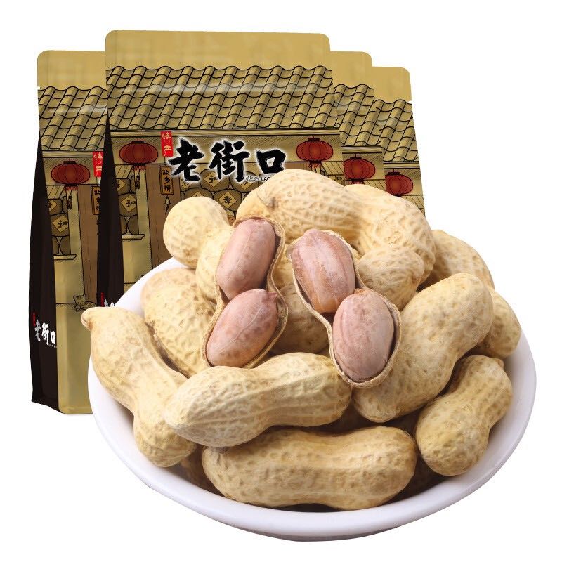 老街口 花生 奶香味 420g 9.5元