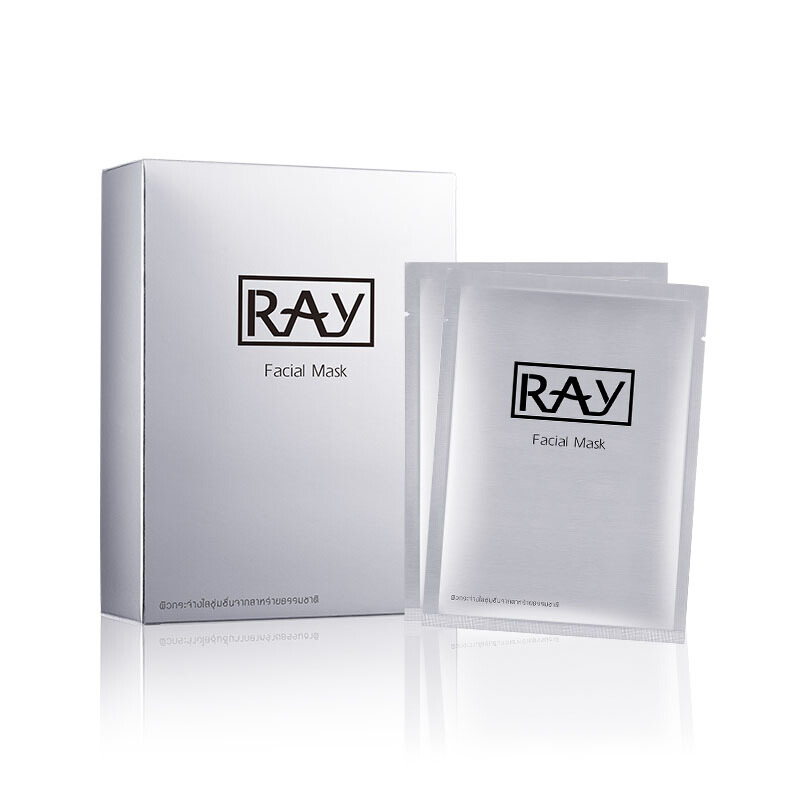 RAY 妆蕾RAY银色面膜3盒共30片补水保湿平衡水油送女友礼物 93元
