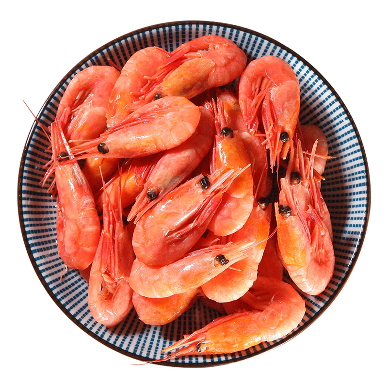 plus会员：禧美海产加拿大熟冻北极甜虾 500g/袋 65-85只 *4件 89.64元包邮、折22.41元每件