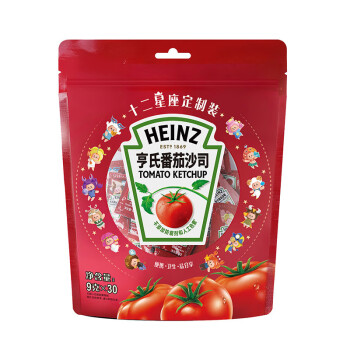 Heinz 亨氏 番茄酱 9g*30包星座小包装蕃茄沙司 卡夫亨氏出品 ￥7.86