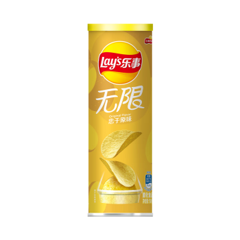 Lay's 乐事 无限薯片104g罐装 原味+番茄+黄瓜+烤肉+青柠