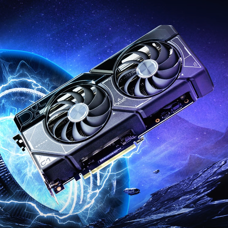 ASUS 华硕 DUAL GeForce RTX4070-12G 显卡 黑色 4159元