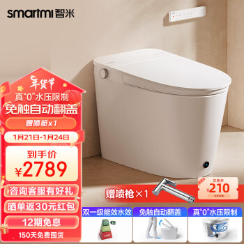 smartmi 智米 ZNMTY06ZM-300 智能马桶一体机 300mm坑距