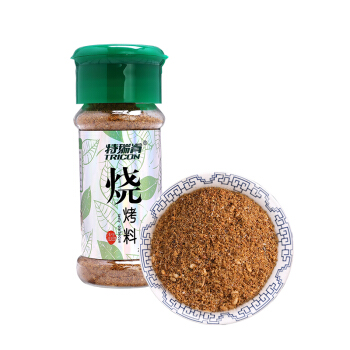 特瑞肯 TRICON）烧烤撒料42g/瓶 火锅底料辣椒面韩式烤肉烤串蘸料干碟调味料香 0.32元