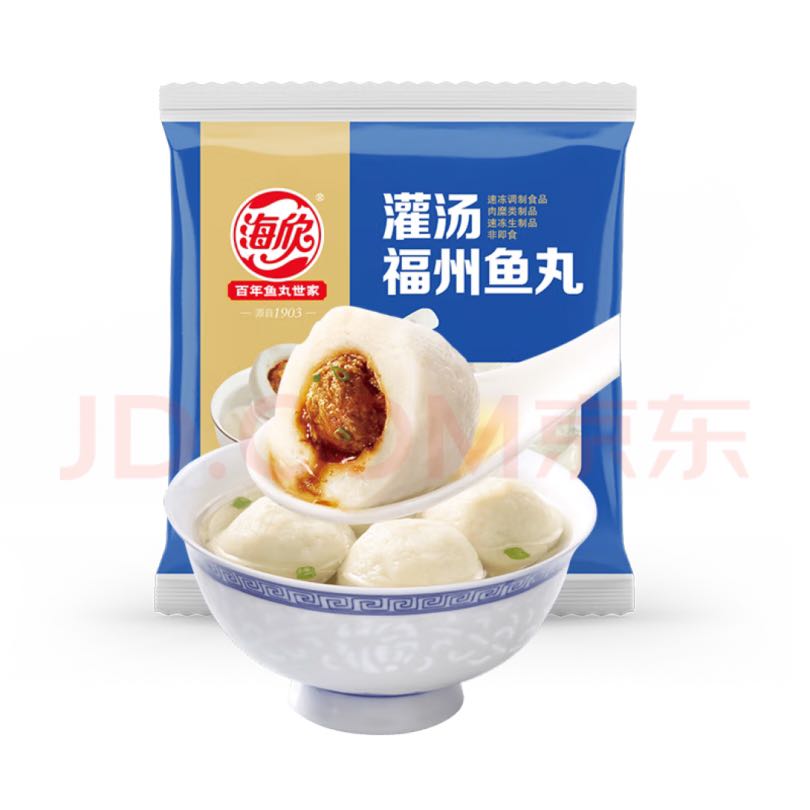 HAIXIN 海欣 灌汤福州鱼丸 1kg 17.81元（需买5件，需用券）