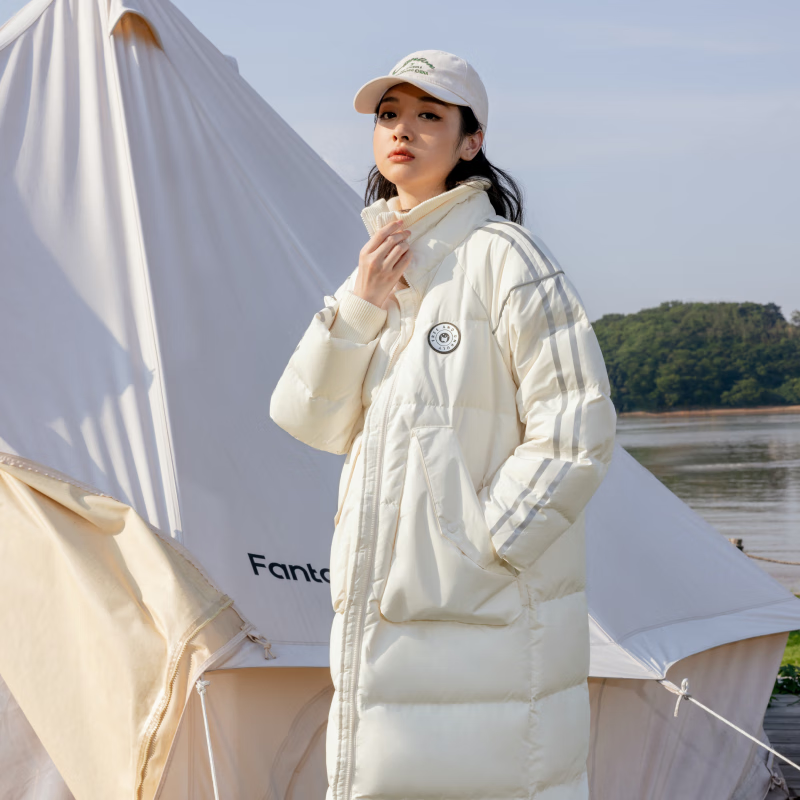 A21 时尚女装多巴胺冬季穿搭女潮酷百搭风日常休闲羽绒保暖外套 R41421500384米杏 XL 券后150元