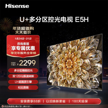 Hisense 海信 55E5H 液晶电视 55英寸 4K