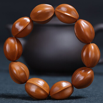 盘道 橄榄核手串鲨鱼背1.6*1.9cm