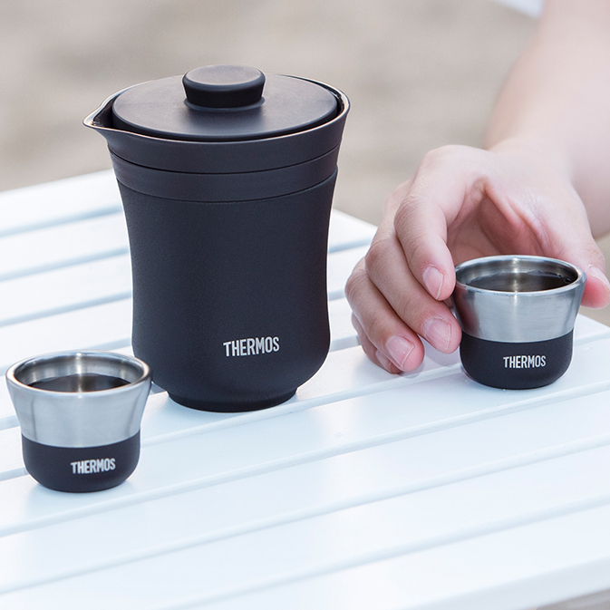 THERMOS 膳魔师 茶旅套装 3件 雾棕 357元