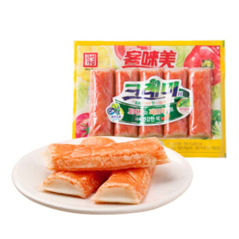 客唻美韩国进口蟹味棒90g部队火锅零食泡面健身饭团年货90g/1袋