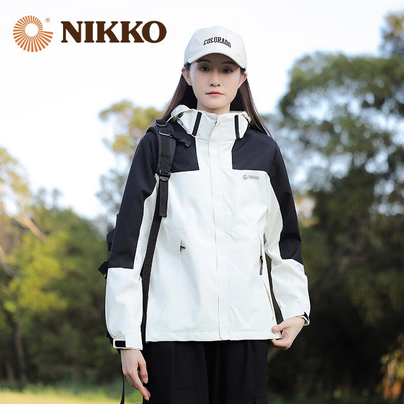 NIKKO 日高 情侣同款加厚保暖两件套风衣 MG-916 228元