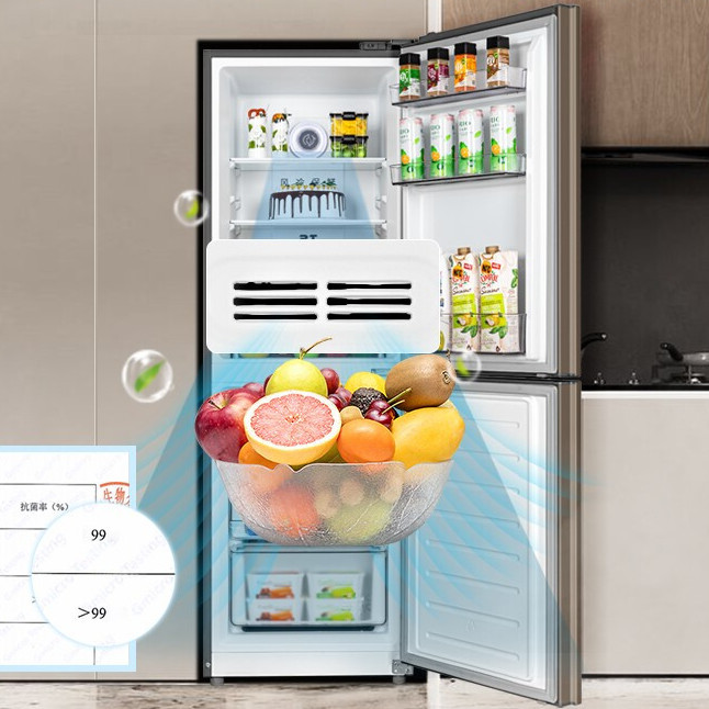 Midea 美的 185升两门二门双开门节能低噪租房小型家用电冰箱风冷无霜小机身大容量BCD-185WM(E) 券后1099元