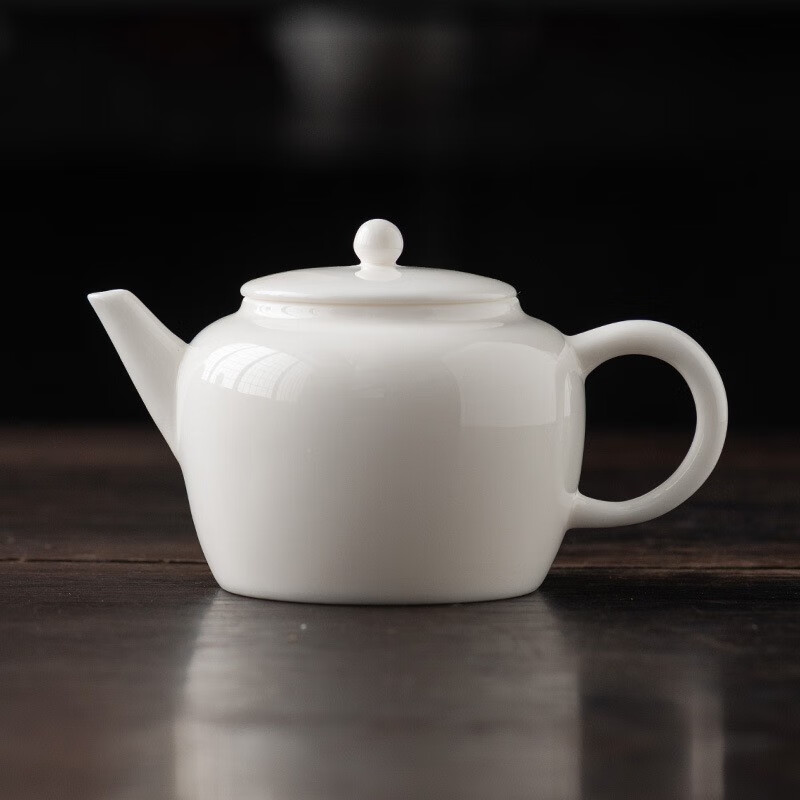 半手工玉瓷茶壶 西施壶 250mL 券后55.9元