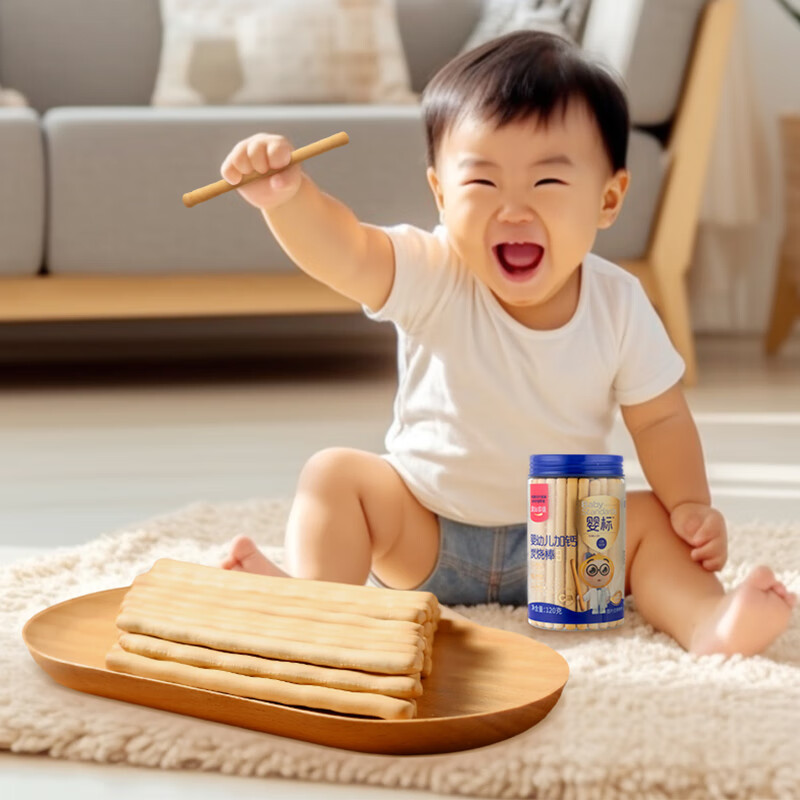 果仙多维 婴幼儿磨牙饼干 牛奶味120g 14.1元